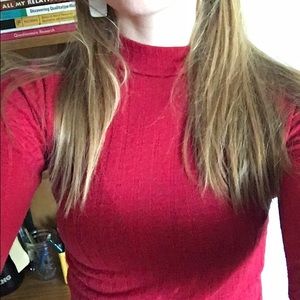 Forever 21 ribbed turtle neck long sleeved shirt.